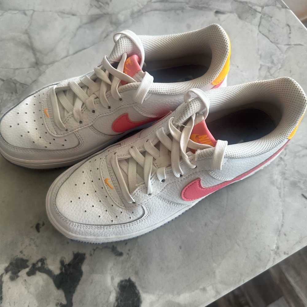 Nike Sneakers - White, Pink, Yellow